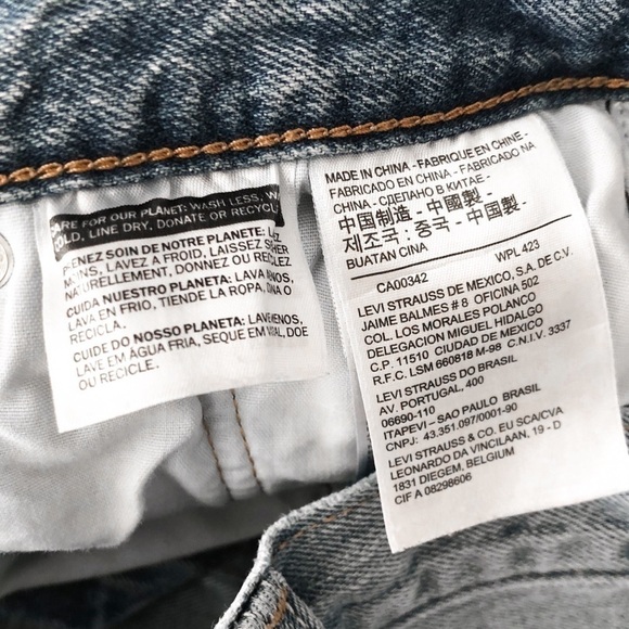 Levi’s 501 Original HR Denim Shorts - Picture 10 of 12